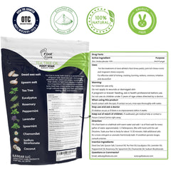Foot Cure Tea Tree Oil Foot Soak in a bath scene for spa-like relaxation.