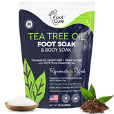 Foot Cure Tea Tree Oil Foot Soak bottle showcased for soothing daily foot care.