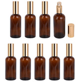 Ensemble Foraineam de 9 bouteilles ambrées 100 ml, prêt à parfumer ou nettoyer