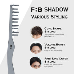 FORBEAUT Shadow, picots 10-grip pour texture et volume durables.