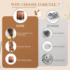 Forenee serre-cheveux tressés, style quotidien chic et confort tout au long de l'effort.