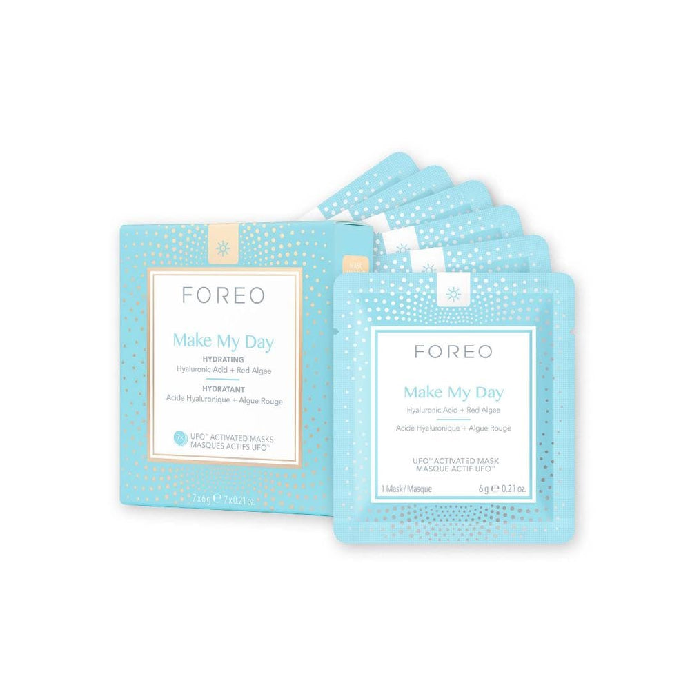 FOREO Make My Day masque hydratant pour peau éclatante et protégée