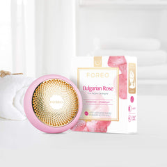 FOREO UFO Masque Rose bulgarien huile-jojoba: nourrit sans sensation grasse.
