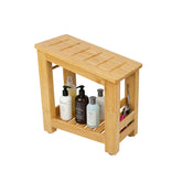 Forest Manor tabouret douche bambou assemblage rapide pour rasage