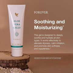 Forever Living Aloe Vera Gelly — application douce pour apaiser irritation et sécheresse.