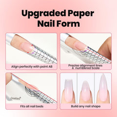 Formes d’ongles Beetles 100 pièces adaptées aux extensions personnalisées.