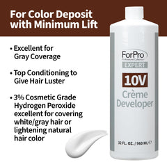 ForPro Expert 10 Volume crème developpeur feuilles aluminium protection et travail en foil