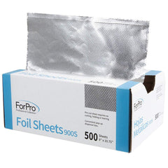 ForPro Professional Collection feuille aluminium embossée, distributeur ouverture automatique, adhérence améliorée pour colorations