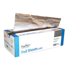 ForPro Professional Collection: feuilles embossées en aluminium 12x10-75, adhérence améliorée pour balayage couleur.