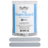 ForPro mini plaques de mousse zèbre, face double, précision lors du façonnage des ongles.