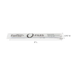 ForPro O-Files: face double 100 et 180 grains pour lissage précis