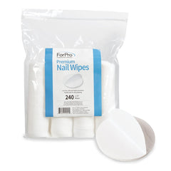 ForPro Premium Nail Wipes lint-free and absorbent for quick polish removal.