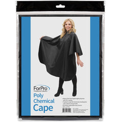 Cape chimique ForPro, tissu léger résistant aux décolorants pour traitements.