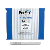ForPro Zebra planche mousse double-face 7 po, outil précis pour limer les ongles.