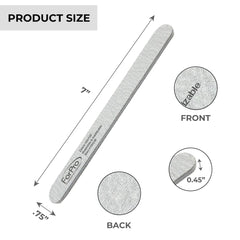 ForPro Zebra lime à ongles grain 180, idéale pour enlever l’excès.