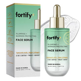 Fortify Skincare – sérum acide hyaluronique – bouteille pompe, hydratation pratique.