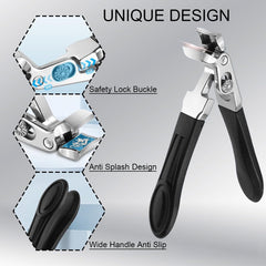 Fotiwesd coupe-ongles avec récupérateur de copeaux : travail propre.