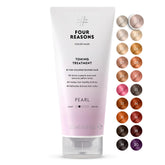 Masque couleur Pearl Blond Four Reasons – bouteille lumineuse et brillance