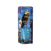 Vernis Foxology Jinx bleu brillant dans le flacon, couleur audacieuse pour un style affirmé.