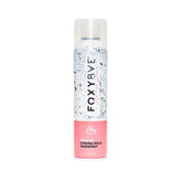 FoxyBae Hair Spray bottle closeup showing long-lasting hold for all-day style.