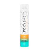 FoxyBae Hydrating Dry Shampoo Spray bottle in-use for quick refresh between washes
