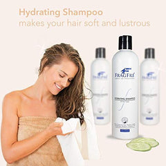 FRAGFRE Cheveux hydratés et légers — flacon, démêlage facilité