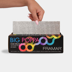 FRAMAR Big Poppa – finition argentée embossée, aspect pro et organisation efficace.