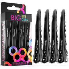 FRAMAR pince noire en métal pour usage professionnel, maintien fiable sans glisser.