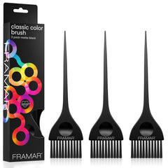 FRAMAR brosse coloration cheveux, prise en main précise pour balayage et application en feuilles.