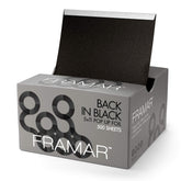 Framar Feuilles noir pop-up pour mèches, glissant facilement et précision accrue.