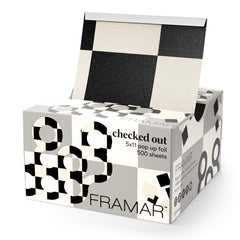 FEUILLES FRAMAR coloration carreaux embossées pour mèches précises et durables