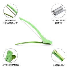 Framar Neon Creaseless Clips – accessoire pro idéal pour coiffage et coloration.