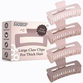 Pinces FRAMAR rose matte pour cheveux épais, maintien sûr toute la journée.