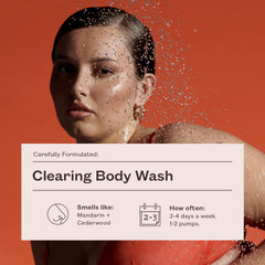frank body Clearing Body Wash – Kakadu Plum éclaire le teint et illumine la peau.