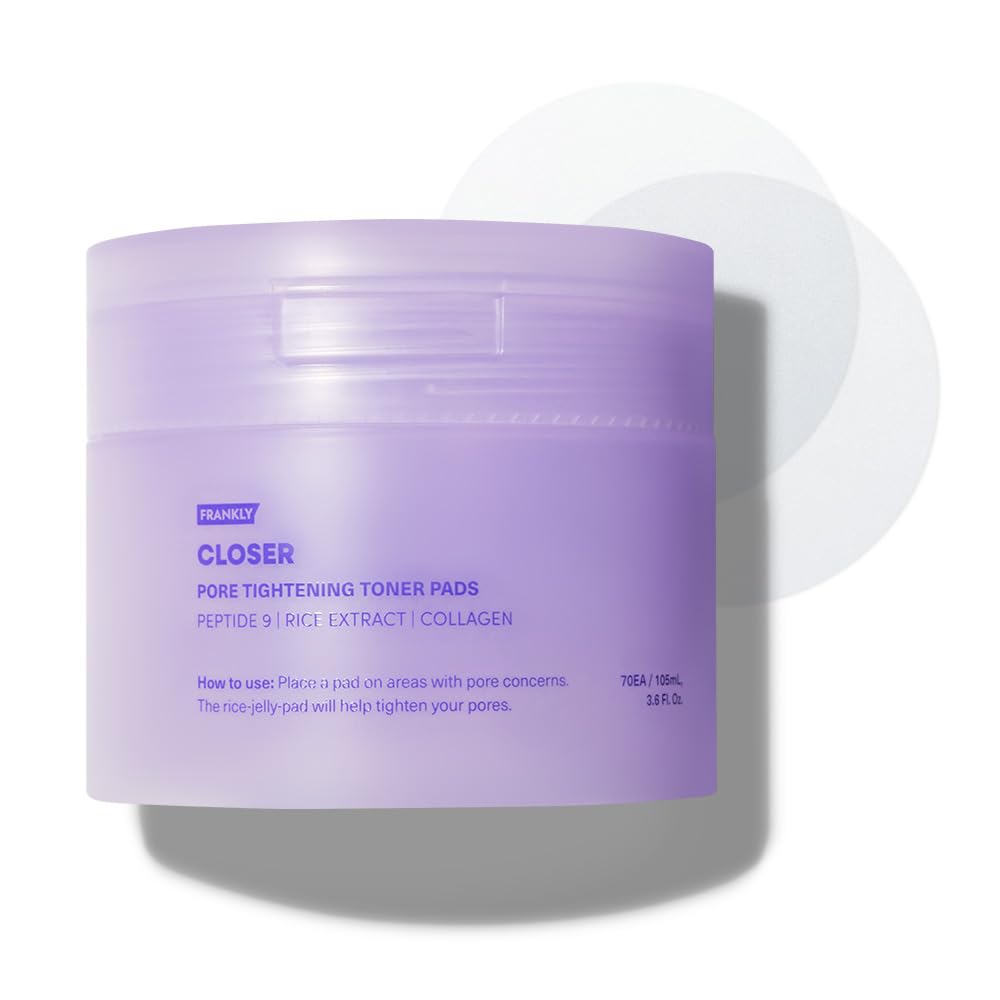 FRANKLY disque tonique pores – gelée de riz hydratante raffermissant les pores.