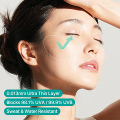 FRANZ Sunshield protection UV ciblée et invisible sur la peau.