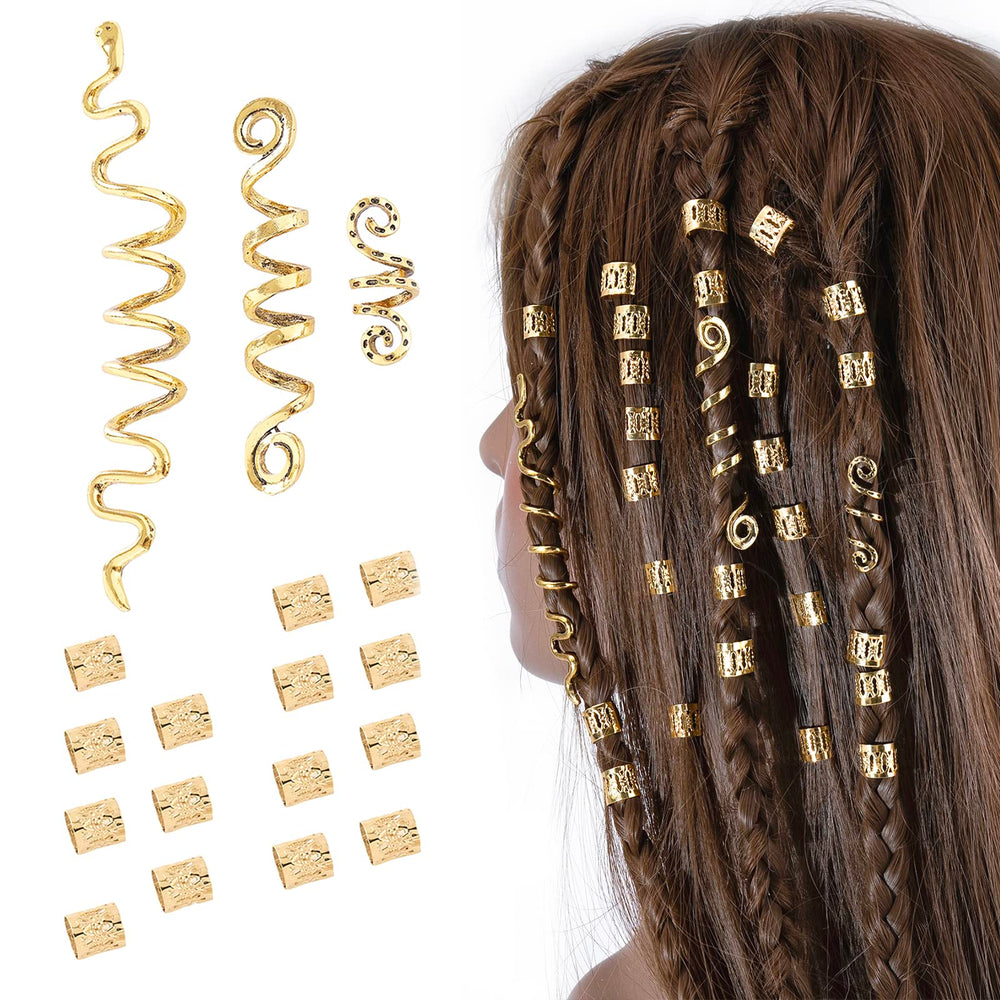 FRDTLUTHW – bijou cheveux tresses or, idéal pour sublimer vos looks.