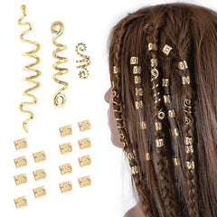 FRDTLUTHW – bijou cheveux tresses or, idéal pour sublimer vos looks.