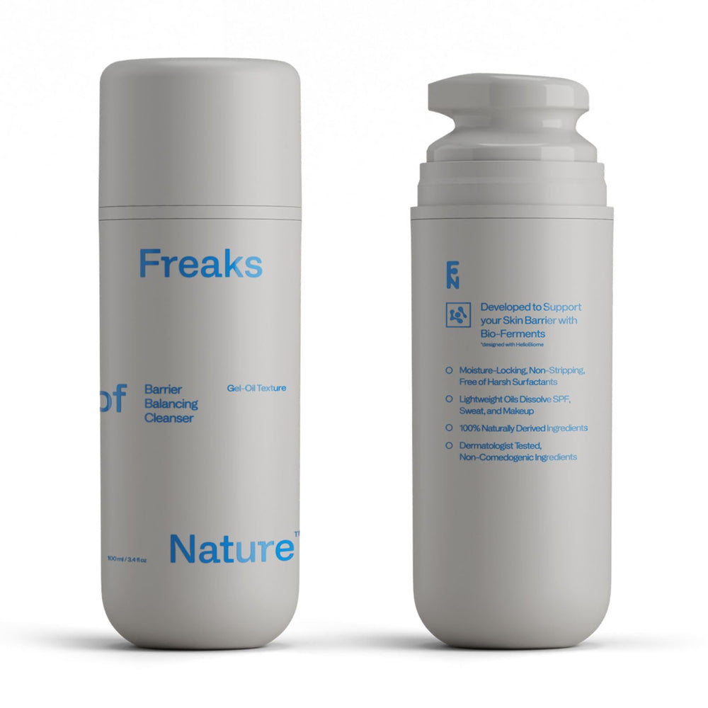 Freaks of Nature Barrier Balancing Cleanser – bouteille pompe, nettoyage en douceur sans dessèchement.