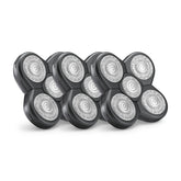 Lames Freebird FlexSeries vues en gros plan, rasage précis et doux pour peau sensible.