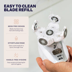 Nettoyage sans traces après l'utilisation du refill Freebird BodySmooth.
