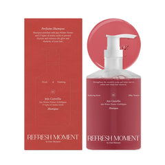 FREEMOMENT Perfume Shampoo – bouteille-camellia, parfum durable pour cheveux frais toute la journée.