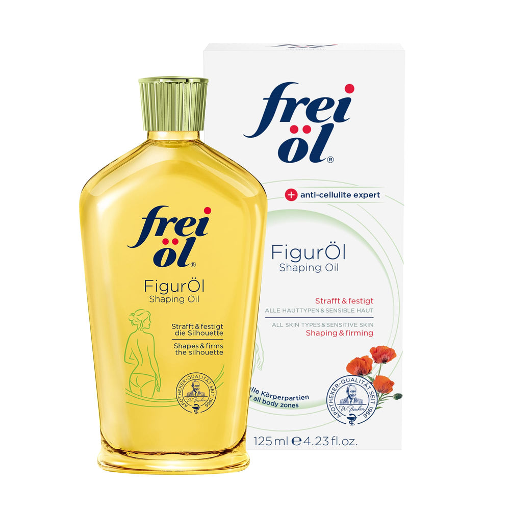 frei öl shaping oil - bouteille citrus prête à lisser la peau.