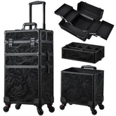 FRENESSA coffret maquillage roulant, rangement sécurisé pour professionnels en déplacement.