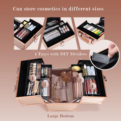 Coffret FRENESSA maquillage, serrure et clé pour la sécurité des produits