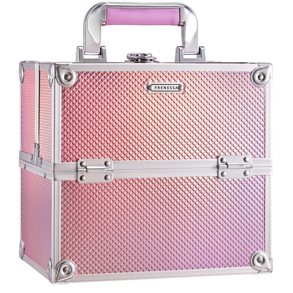 Coffret FRENESSA Mermaid Rose, extérieur scintillant pour le voyage.