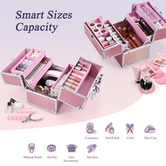 Coffret FRENESSA Mermaid Rose, poignée anti-dérapante pour déplacements confortables.