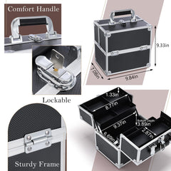 Frenessa rangement beauté avec grand espace inférieur pour palettes.