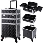 FRENESSA trousse maquillage roulante 3 en 1, pratique pour l'organisation en déplacement