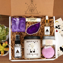 Coffret Frerdui emballage luxe prêt à offrir, sensation de soin à domicile.